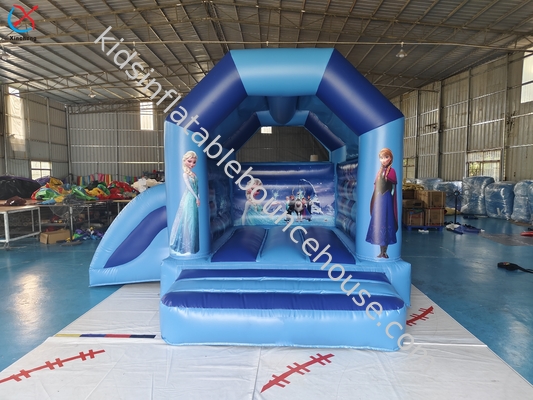 Supplier gonfiabile La principessa gelata Elsa Casa salta con combo di diapositive