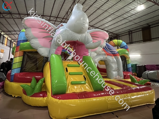 Produttore Lo Zoo Inflatabile Fun City Inflatabile Bouncy House Slide Castle