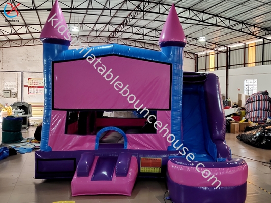 Casa gonfiabile gonfiabile OEM/ODM con scivolo Combo Casa gonfiabile viola