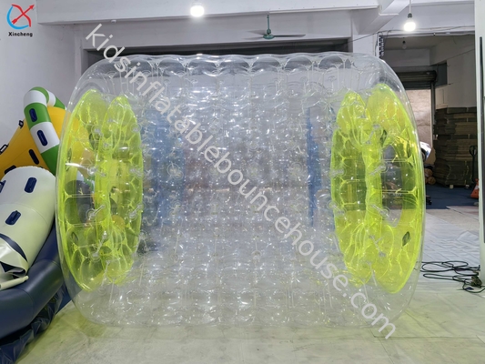 Tubo a rullo in PVC commerciale per gioco con palla rotante all'aperto, palla zorb gonfiabile