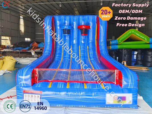 Commercial Inflatable Basketball Toss Game Double Hoop Inflatable Sport Game