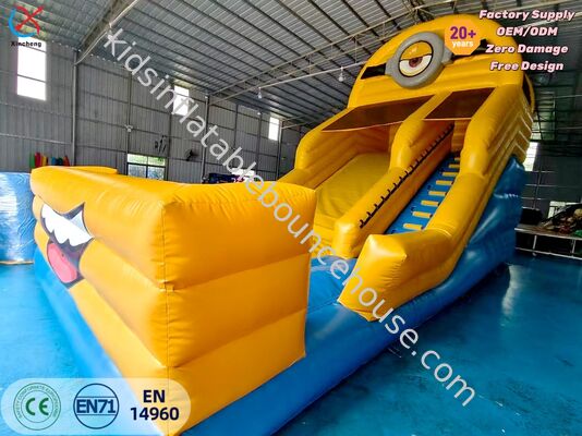Scivolo gonfiabile gonfiabile a corsia singola gigante in PVC per la festa dei bambini