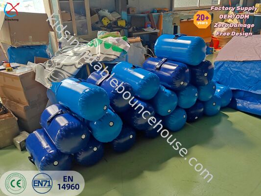 Sacchetto ad acqua gonfiabile in PVC, sacchetto con acqua pesata per barriere per eventi e sport